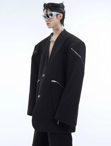 Deconstructed Zipper Suit Set-ArguE CulturE