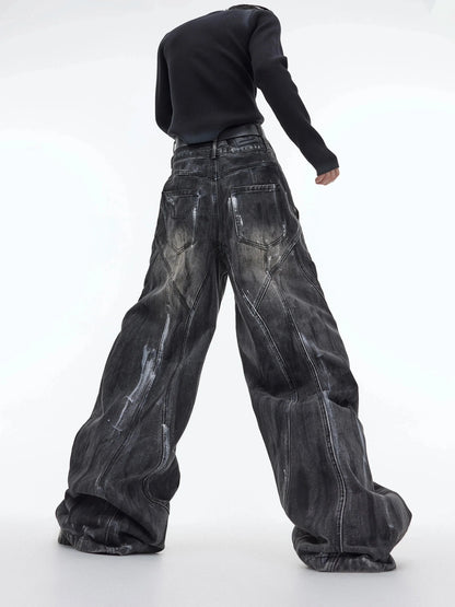 Distressed Wide-leg Pants-ArguE CulturE