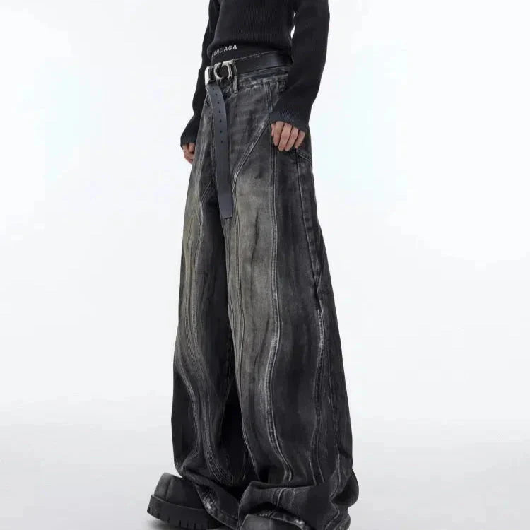 Distressed Wide-leg Pants-ArguE CulturE