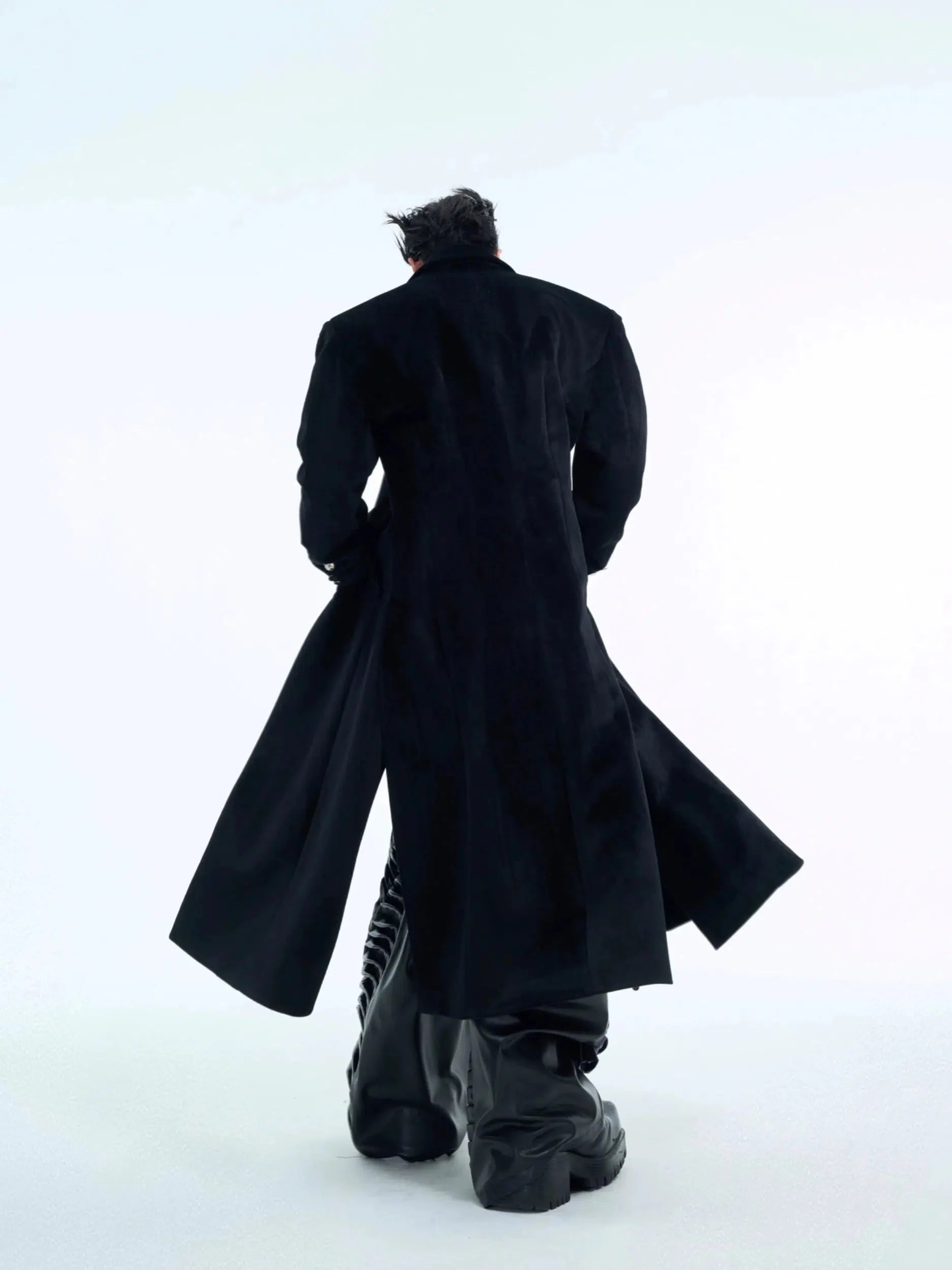 Double-Breasted Wool Coat-ArguE CulturE