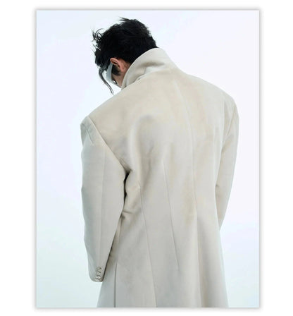 Double-Breasted Wool Coat-ArguE CulturE