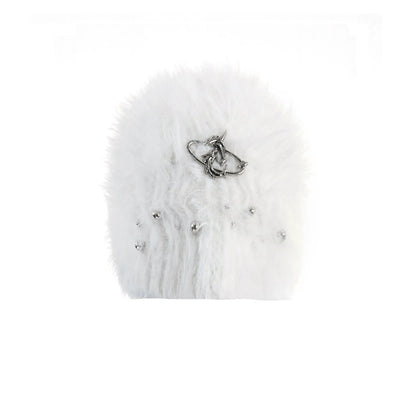 Faux Fur Hat with Pearls-ArguE CulturE