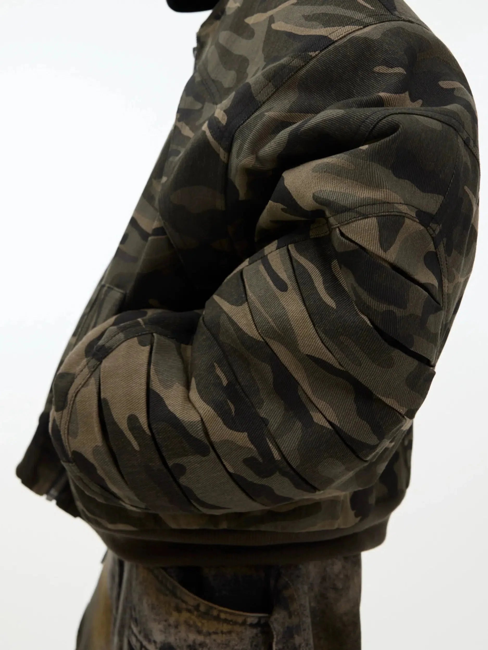 Full Zip Camouflage Jacket-ArguE CulturE