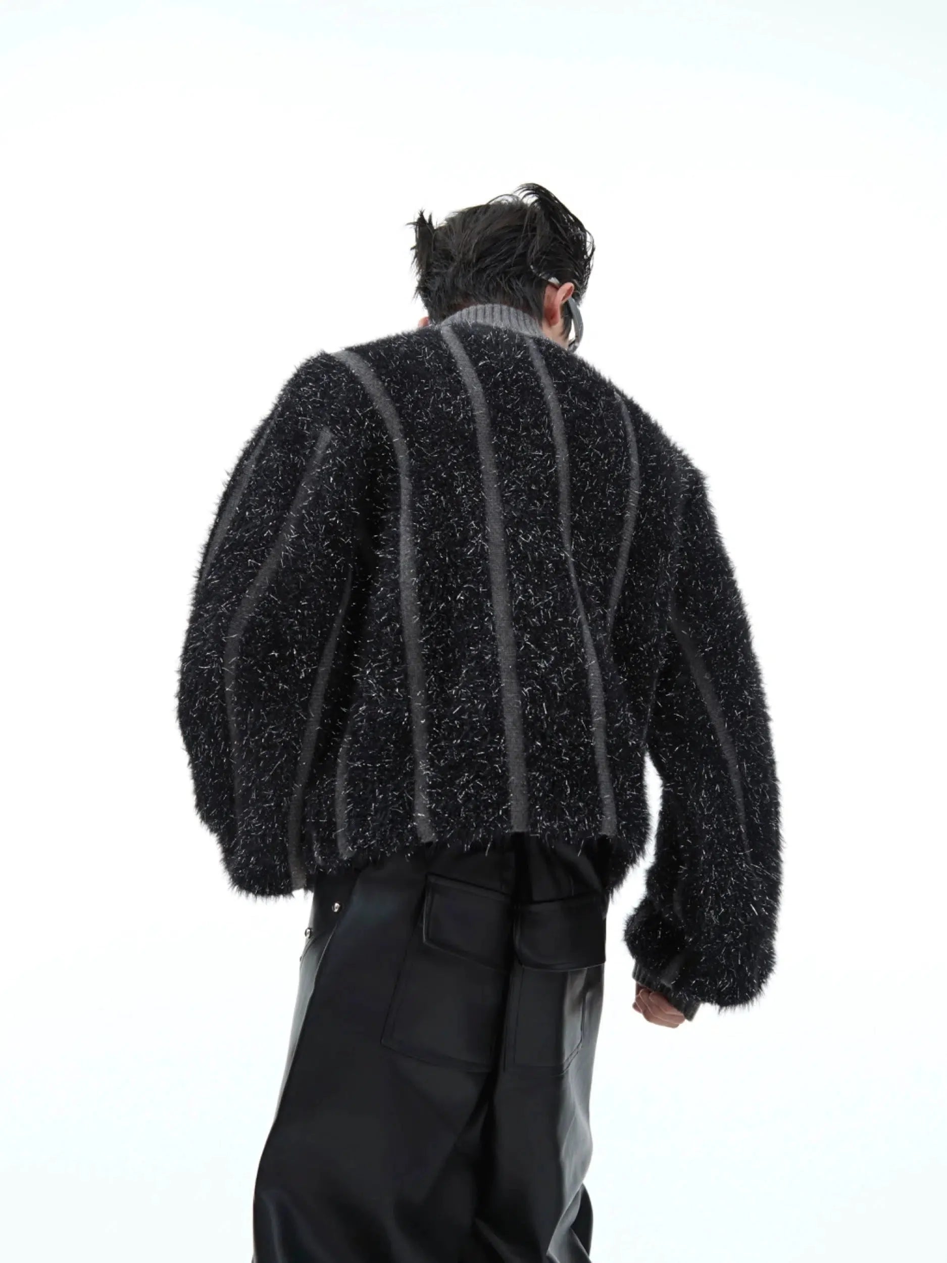 Furry Zip Up Sweater-ArguE CulturE