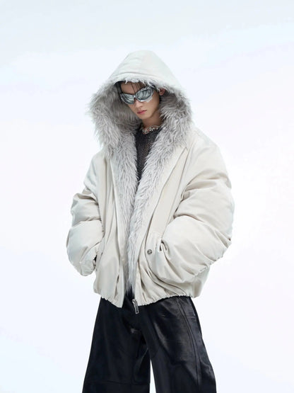 Insulated Jacket with Faux Fur Trim-ArguE CulturE