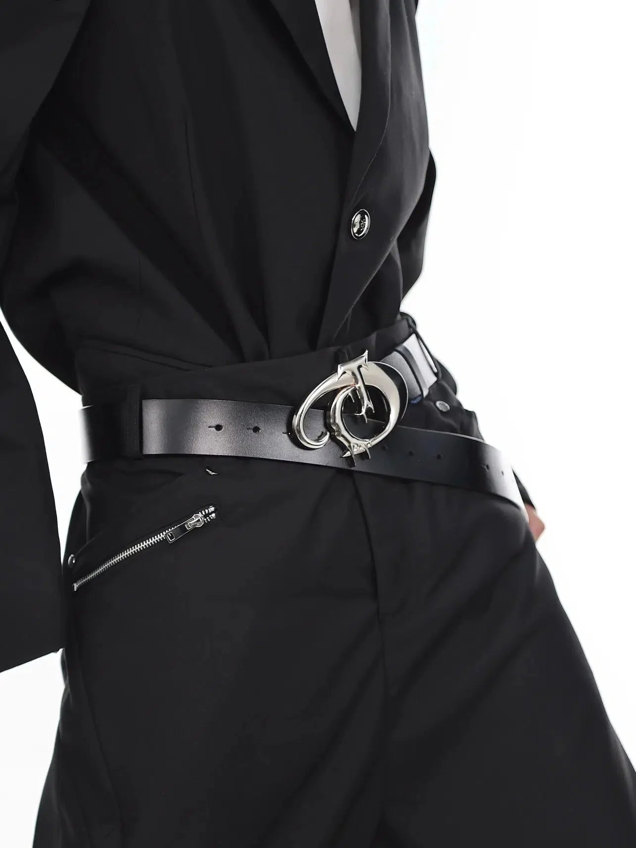 Irregular Metal Logo Versatile Belt-ArguE CulturE