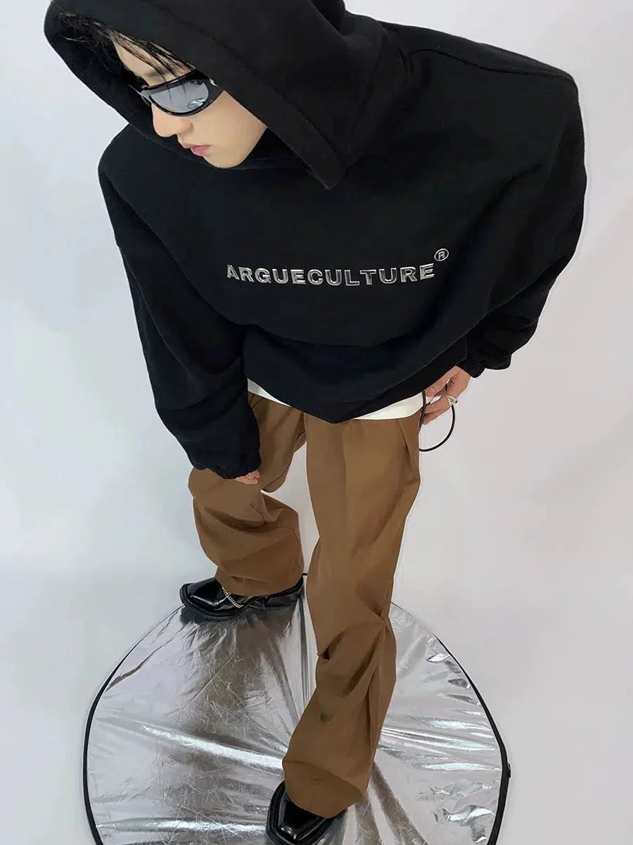 Metallic Printed Hooded Sweatshirt-ArguE CulturE