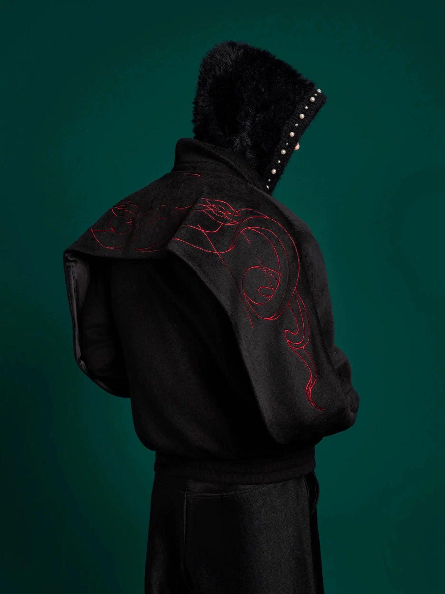 3D Embroidery Zip-Up Jacket-ArguE CulturE