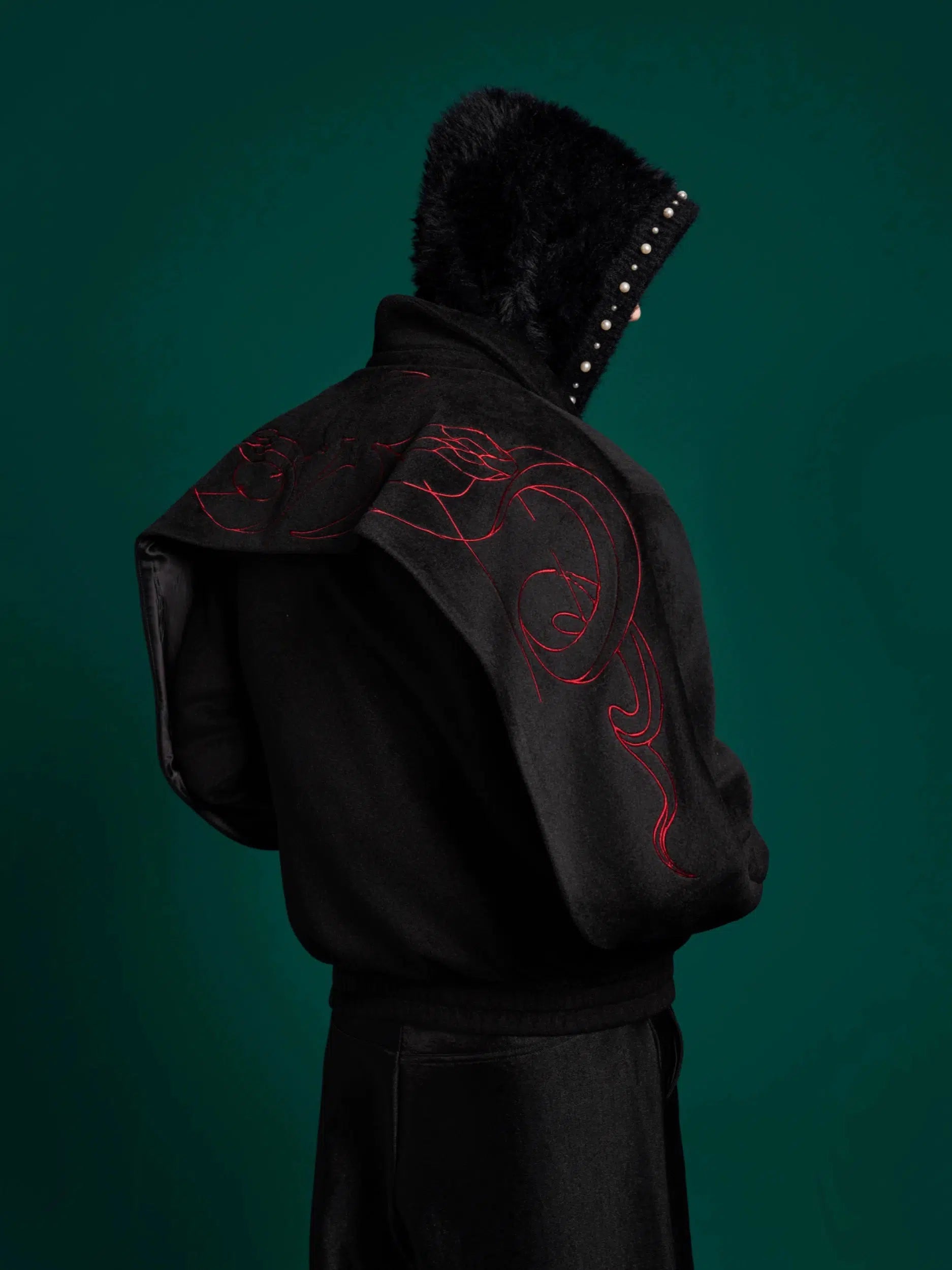 3D Embroidery Zip-Up Jacket-ArguE CulturE