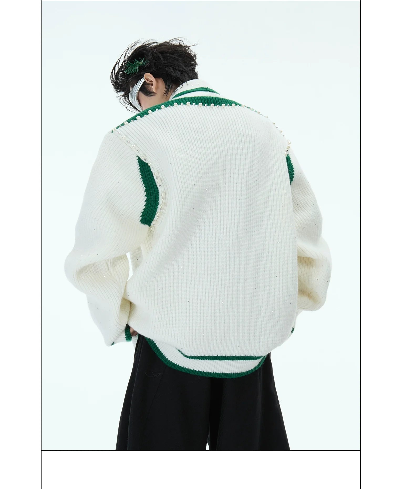 Slanted Button Knit Sweater-ArguE CulturE