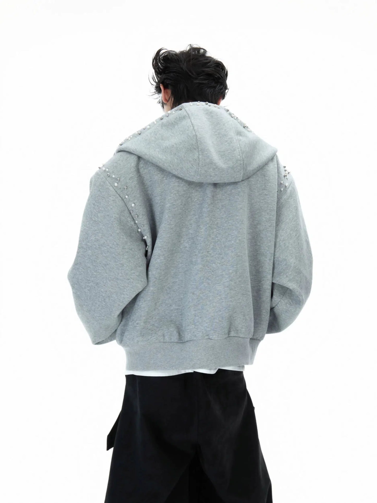 Pearl Trim Hooded Jacket-ArguE CulturE