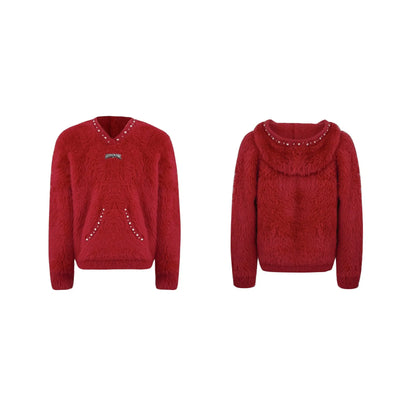 Pearl Embellished Knit Sweater-ArguE CulturE