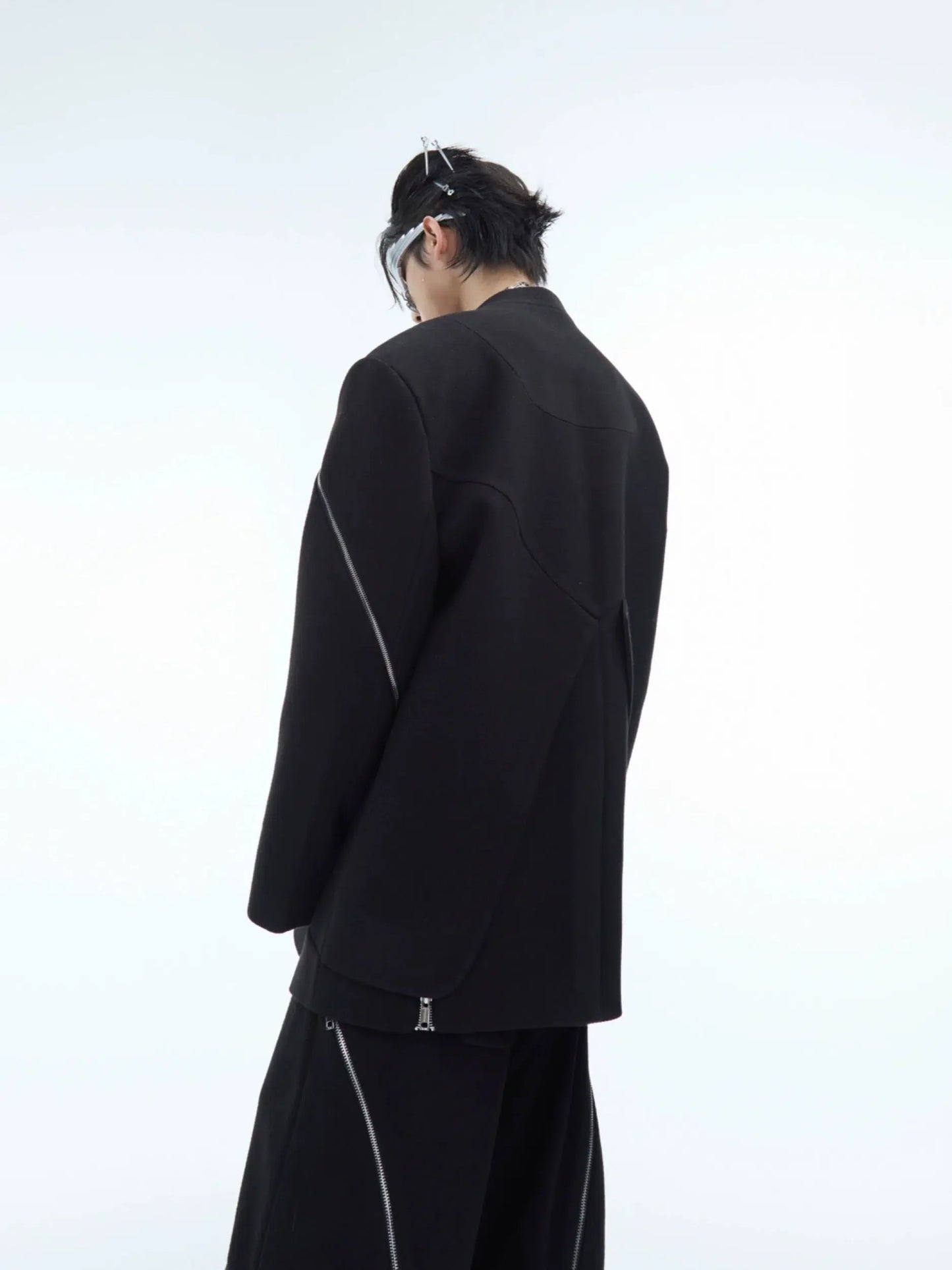 Deconstructed Zipper Suit Set-ArguE CulturE